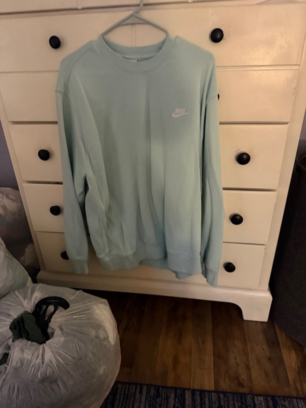 Nike Men's Crewneck Sweatshirt - Mint Green